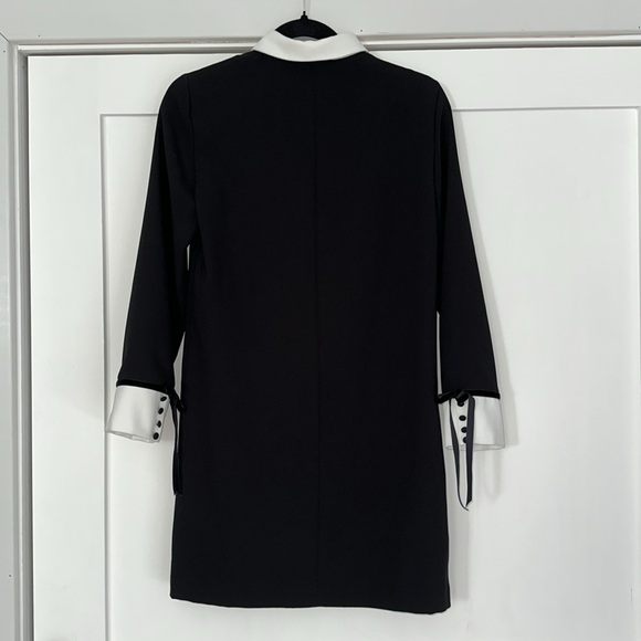 ZARA Black Long Sleeve Dress - Picture 4 of 7